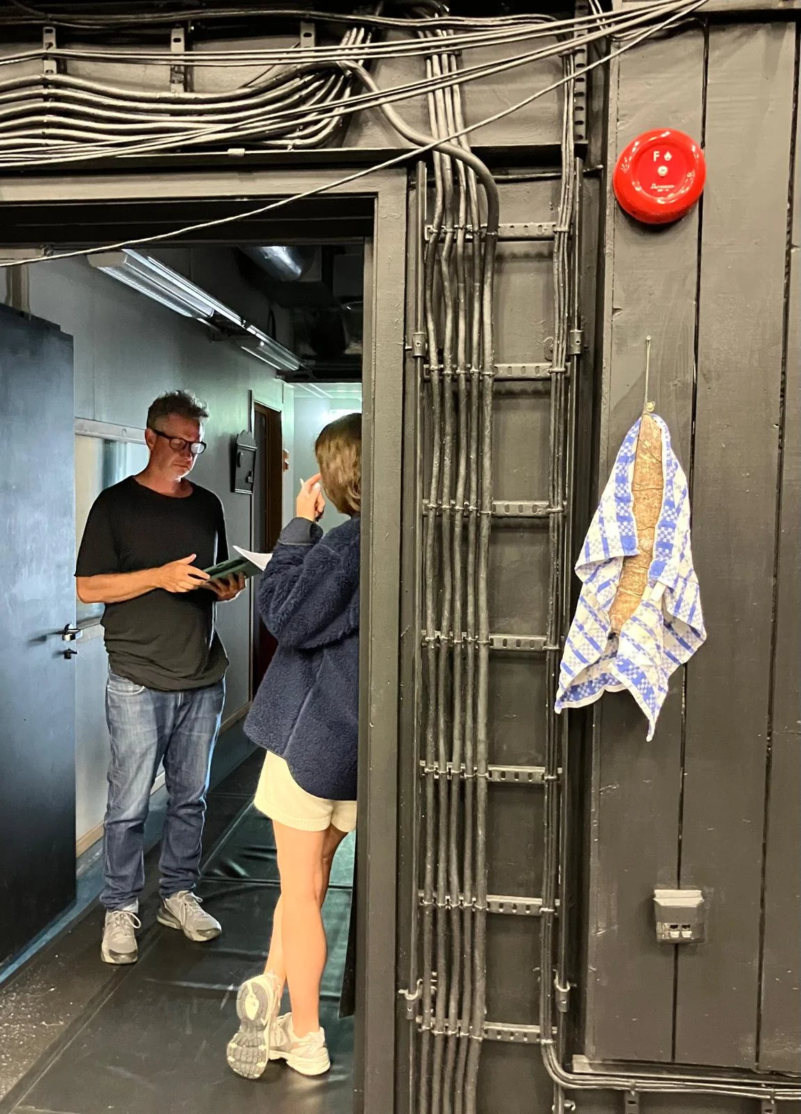 And we cheerfully put the gods to death rehearsal